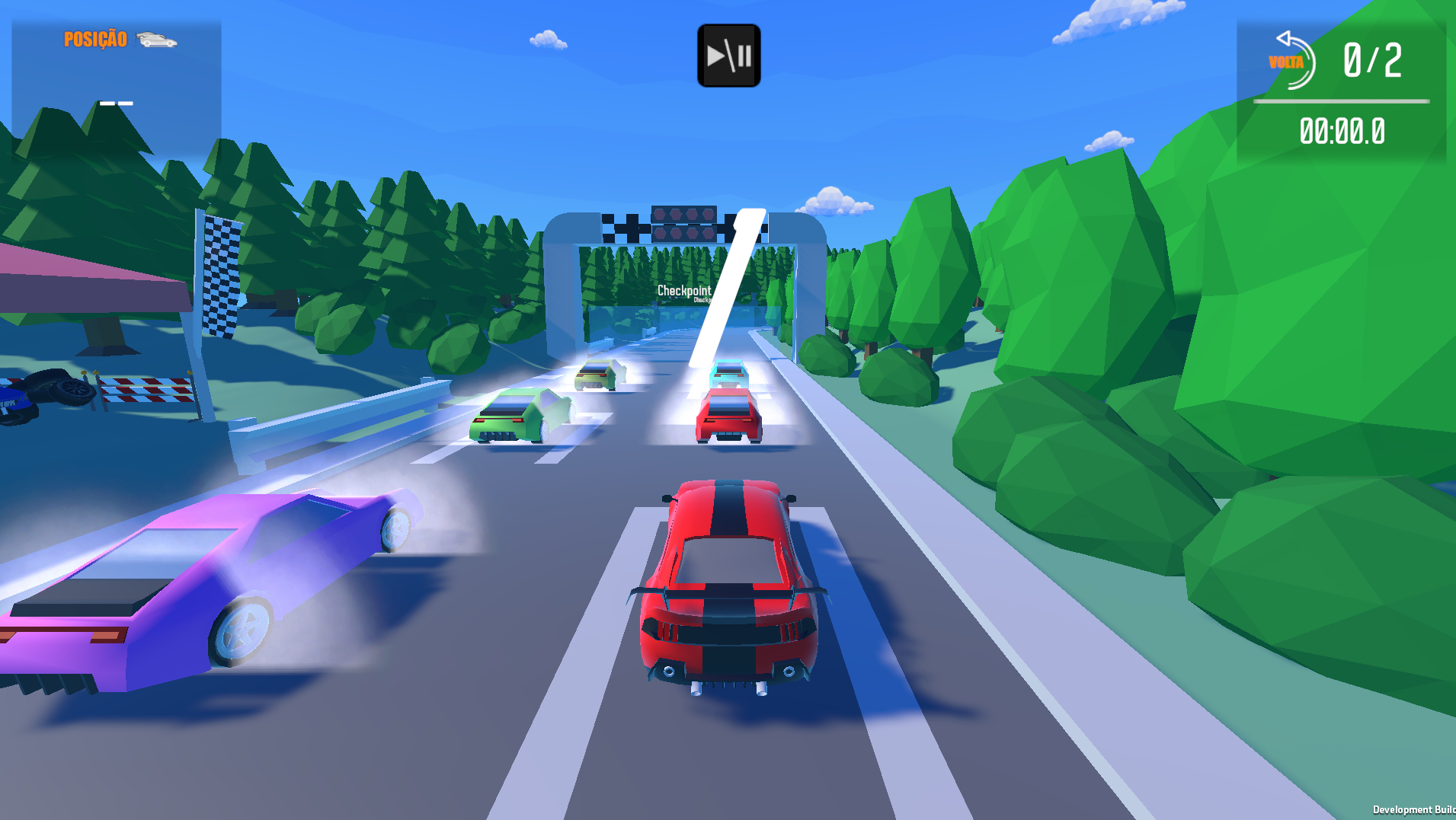 Carros e HUD