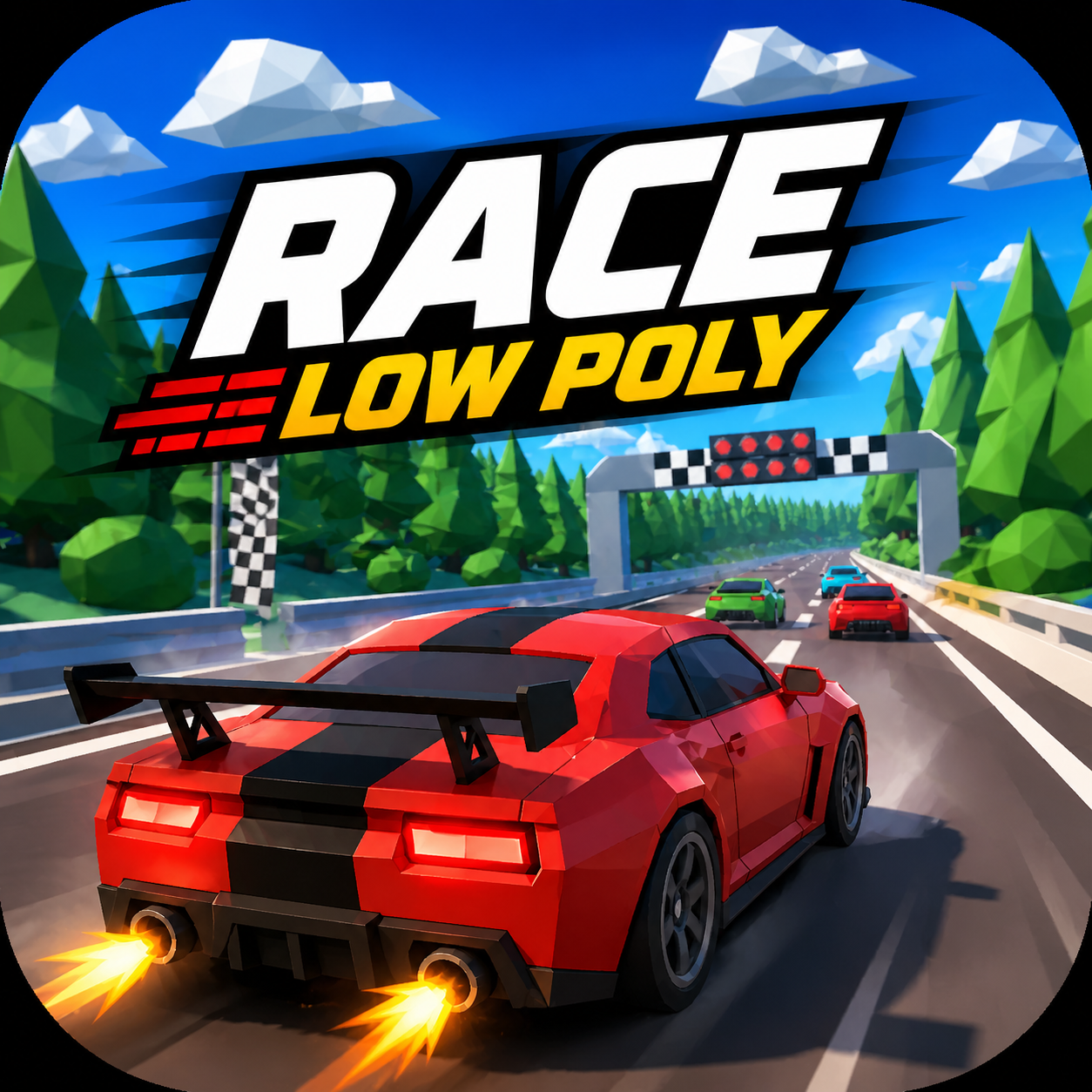 Race Low Poly